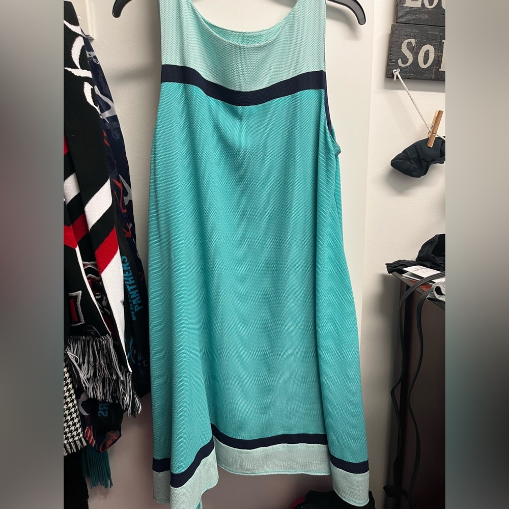 Teal dress